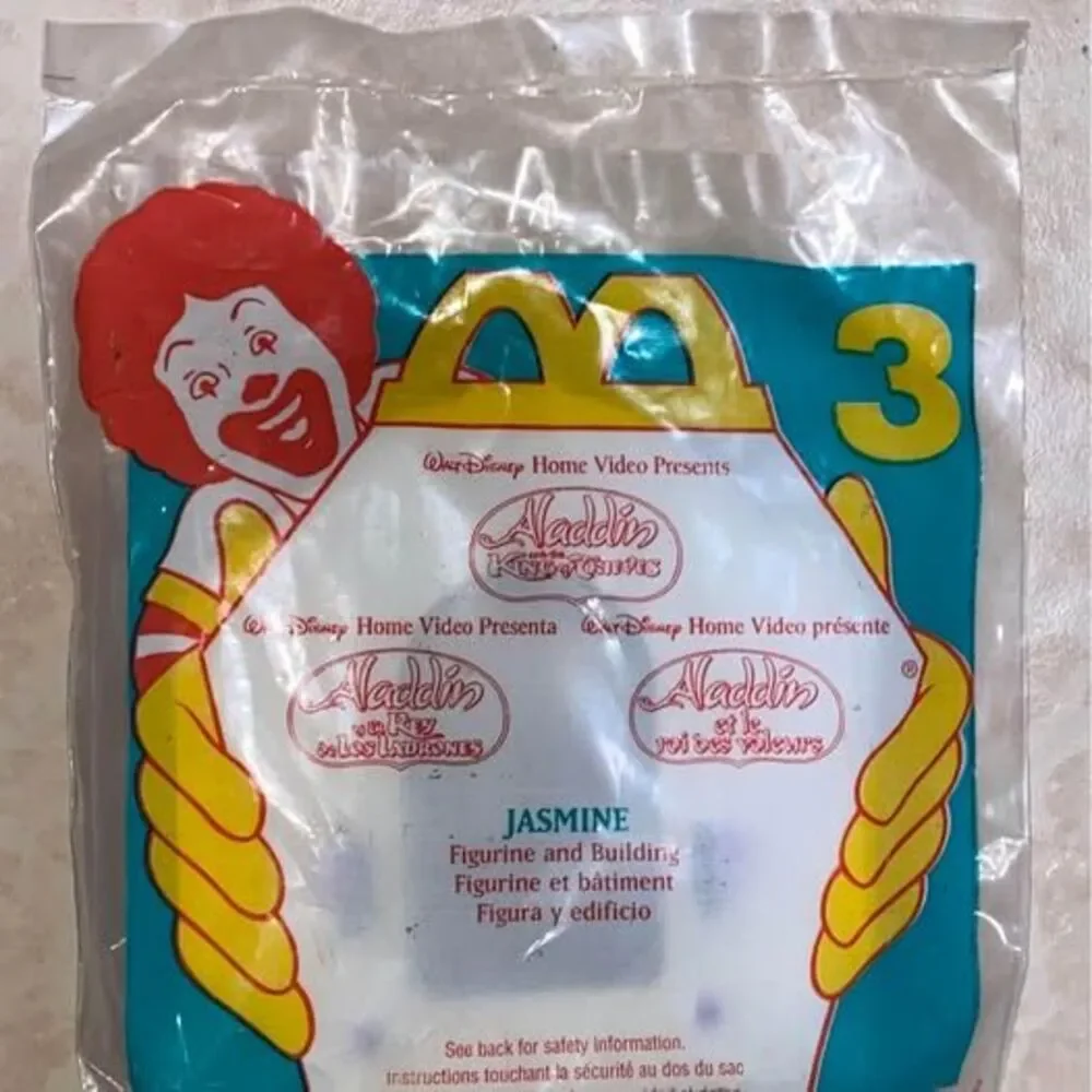 vintage Mcdonalds Jasmine Toy Collectible 1996